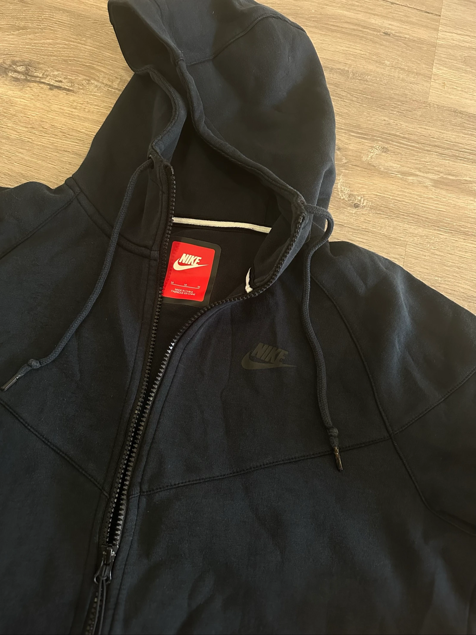 Nike Tech Fleece Sweat à Capuche et Fermeture Éclair Noir – photo 4